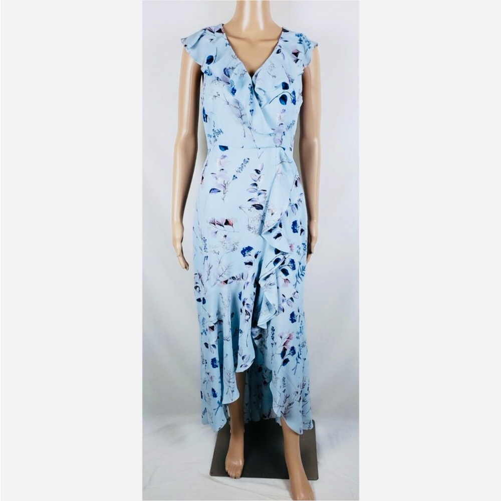 Banana Republic Blue High-Low Maxi Dress